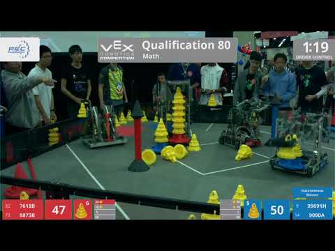 2018 VRC Math Q80 - 7618B 9873B vs 99691H 9090A - 108 to 101