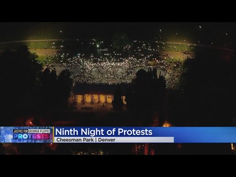 Hundreds Of Protesters Hit The Streets For 9th Night In Denver