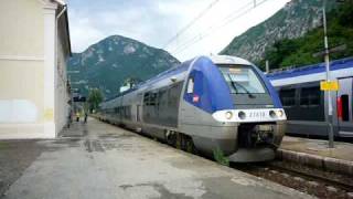 preview picture of video 'Z 27500 depart gare Tarascon-sur Ariège'