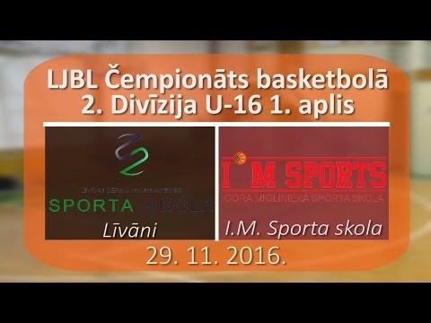 Basketbols 2DIV U16 Līvāni - I. Miglinieka Sporta Skola
