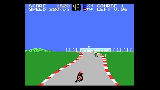 MSX Game: Hang-On (1985 Sega)