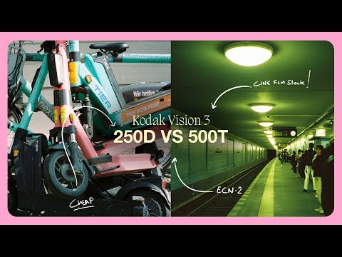 Shooting on 500T VS 250D | Kodak Vision 3 ECN-2 Film Comparison