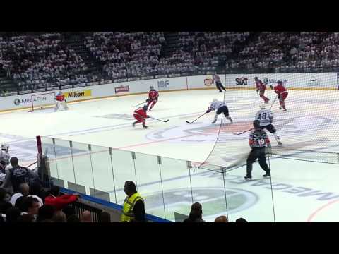 3.Finale KHL 2014 Hc Lev Praha - Hc Metalurg Magnitogorsk - Faul Kovare na golmana
