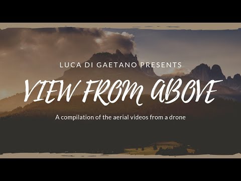 View from above. drone Parrot Anafi | wedding day | landscape mountain