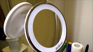 BeQool 7X Kosmetikspiegel mit LED Beleuchtung / USB oder Batterie Betrieb