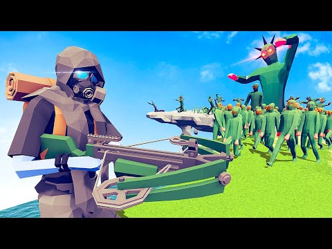 Creating a Bridge Map to SLAUGHTER Zombies - TABS Gameplay