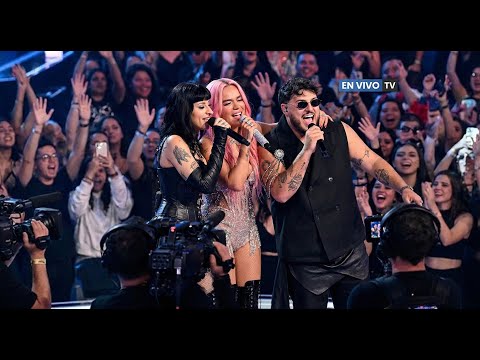 Cazzu, Karol G y Grupo Frontera - Cueva REMIX (En Vivo / Versión Cumbia)