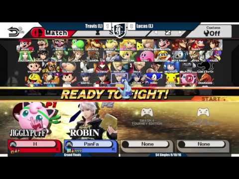 IC Biweekly #1 SSB4 Singles Grand Finals - Travis (Jigglypuff) Vs. Lucas (Robin, Mewtwo)