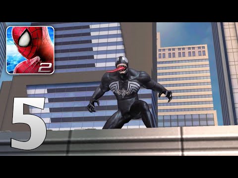 THE AMAZING SPIDER-MAN 2 GAMEPLAY WALKTHROUGH PART 5 - CHAPTER 5 BOSS FIGHT WITH VENOM (ANDROID,IOS)