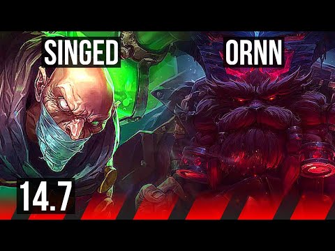 SINGED vs ORNN (TOP) | 8/3/17, Dominating | TR Diamond | 14.7