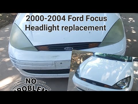 Ford Focus Headlight Replacement Quick & Easy How To Video 2000 2001 2002 2003 2004