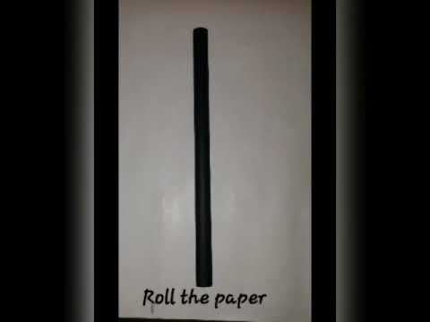 diy paper flower fan by PRANEETH