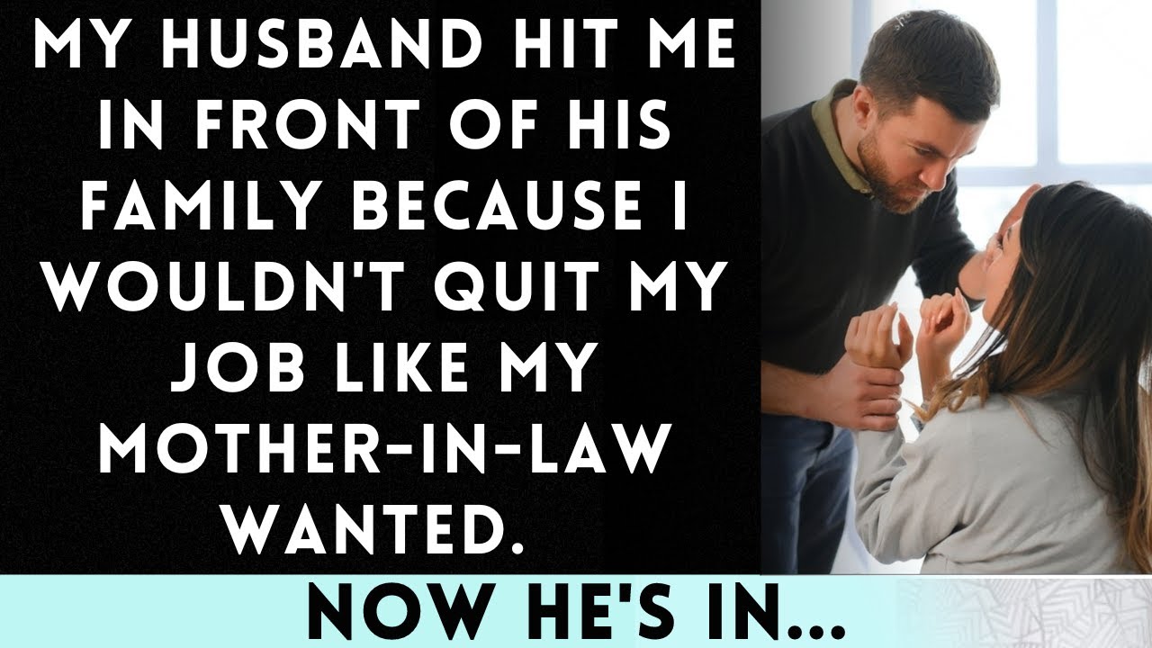 My Husband Struck Me in Front of His Family After I Refused to Quit My Job at My MIL Request...