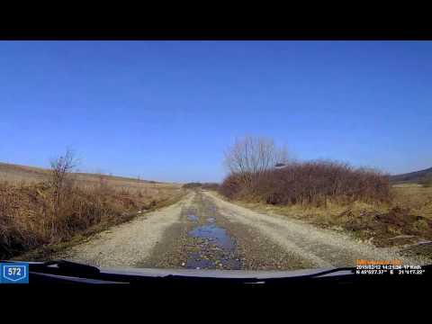 Driving from Brestovăţ to Coşarii village. Real sound