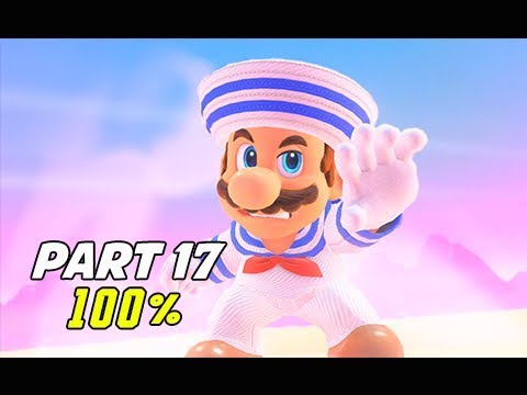 SUPER MARIO ODYSSEY Walkthrough Part 17 - 100% Luncheon Kingdom (Let's Play Commentary)