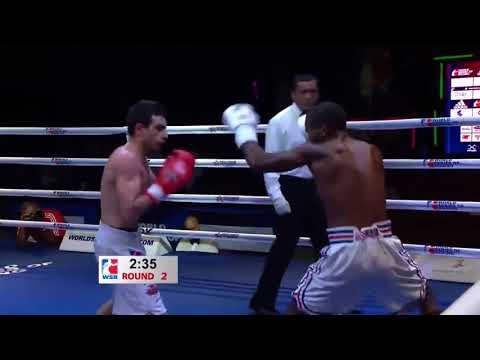 52kg Leodan NUÑEZ (Domadores de Cuba) vs Ovik OGANNISIAN (Russian Boxing Team)