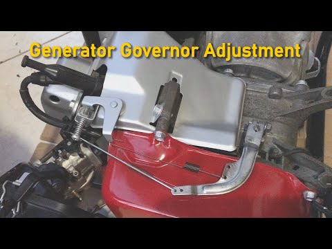 Generator Governor Adjustment
