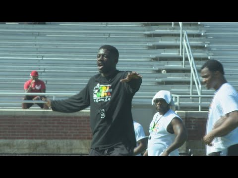 Jeremiah Owusu- Koramoah's first football camp in the U.S. at the place where it all started