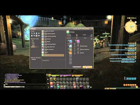 FFXIV ARR - Leveling Alchemy on Hi-Potion