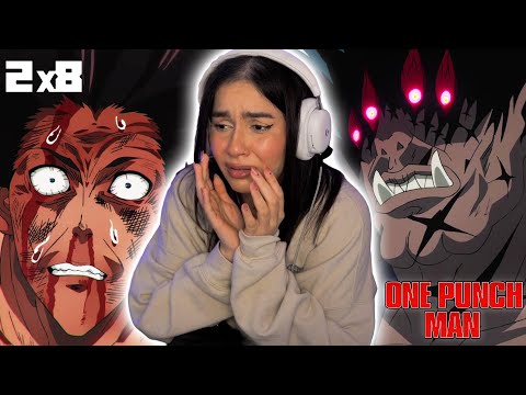 SAVE ME! MY HERO! 😭😭 ONE PUNCH MAN S2 Ep 8 REACTION
