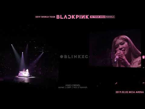 190202 블랙핑크 (BLACKPINK) IN YOUR AREA MANILA 로제 (ROSÉ) Solo performance Fancam HD [multi cam]