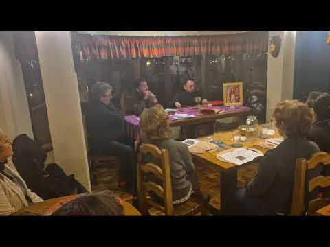 intervención de Cristhian Gonzales en la I Cena de Cristo Rey en Bolivia (2024)