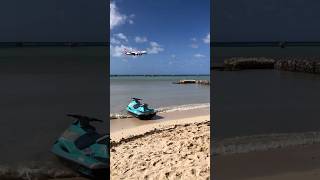 Aircraft Spotting at Dead End Beach Montego Bay