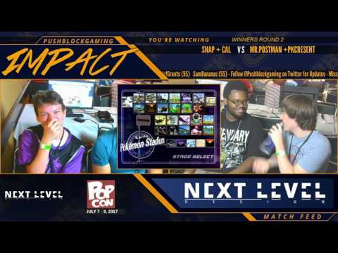 IMPACT [Melee] - SNAP + CAL (Peach) vs MR.POSTMAN +PKCRESENT (Marth) - WINNERS ROUND 2