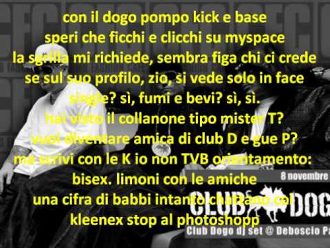 Frangetta Club Dogo - Il Deboscio + testo