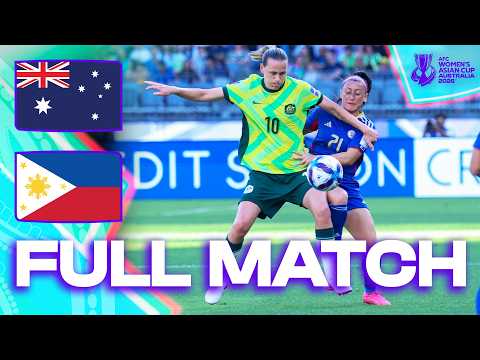 Australia vs Philippines | Full Match | AFC Women's Asian Cup™ 2026