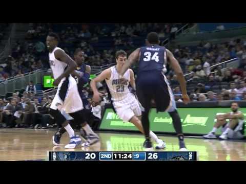 Mario Hezonja vs Memphis Grizzlies 2015.10.23 (PreSeason Game) 6Pts