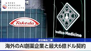 武田薬品工業 海外のAI創薬企業と最大6億ドル契約【モーサテ】