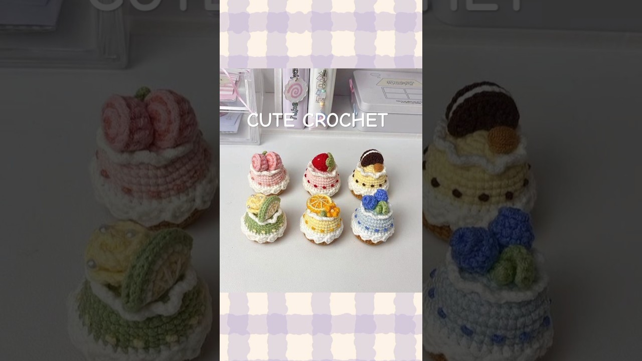 Crochet cake | Cute crochet ideas #crochet