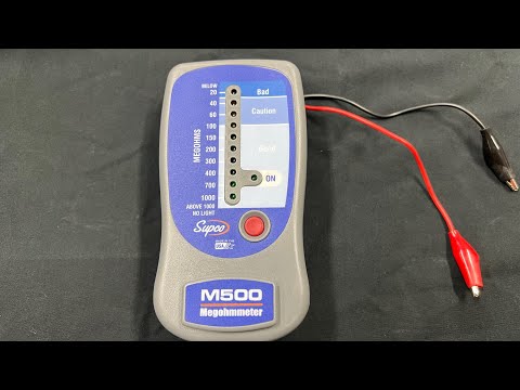 Supco M500 Megohmmeter Use HVAC Tools