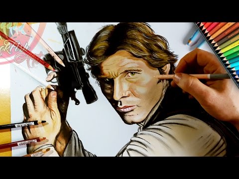 Drawing / dibujando: Han Solo (starwars) l lookfishart Video