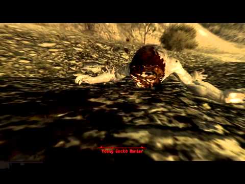 Fallout New Vegas Let's Play Hardcore Mode. Permadeath. Simple Sam Part 1