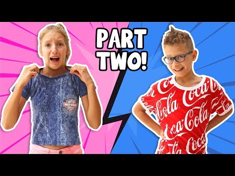 Switching Clothes with my Brother!!!!  part 2 Video