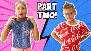 Switching Clothes with my Brother!!!!  part 2