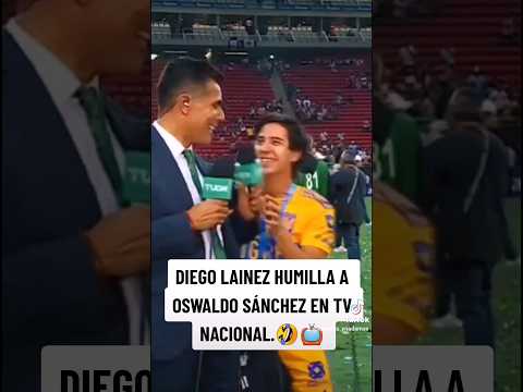 Diego Lainez humillando a Oswaldo Sánchez en TV Nacional. #ligamx #chivas #tigres #final