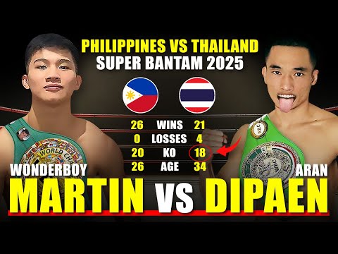 CARL JAMMES MARTIN vs ARAN DIPAEN | 2025 BR*TAL UPSET Super Bantamweight | Philippines vs Thailand