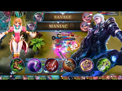 Alucard Angela Combo 🔥 Alucard Tutorial New build New Update With Savage Maniac Game Play