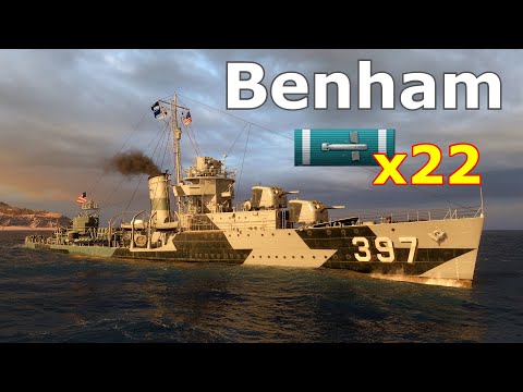 Benham : 22 Torps | World of WarShips