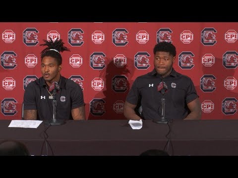 POSTGAME: Rico Dowdle, Ernest Jones on Kentucky — 9/28/19