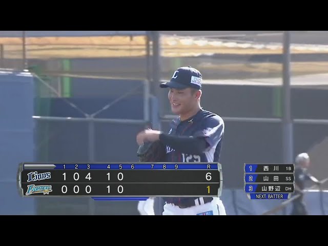 【ファーム】ライオンズ・東野 プロ初勝利の権利を得る!! 2019/9/6 F-L(ファーム)