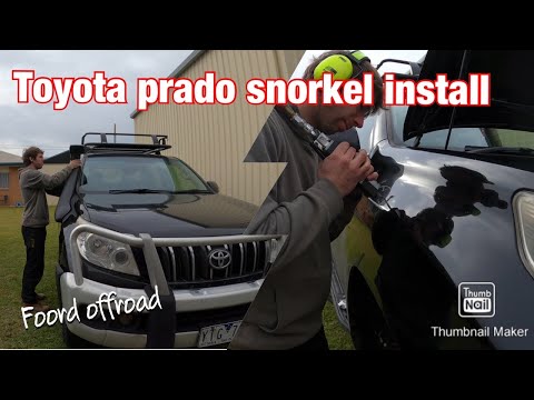 Toyota prado snorkel install guide