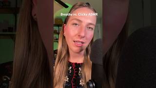 Breathy vs. Clicky whispers 🥊 #asmr #whispers #ytshorts #tinglyasmr