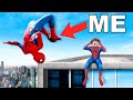 I Tried IMPOSSIBLE Spiderman Stunts Ft Nidal Wonder