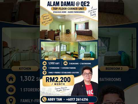 Alam Damai | QE2 | Top-Floor Corner Unit | Spacious But Older Furnishings video