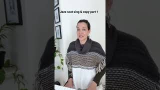 Jazz scat sing and copy exercise part 1! Join in when you can. #singingtutorials