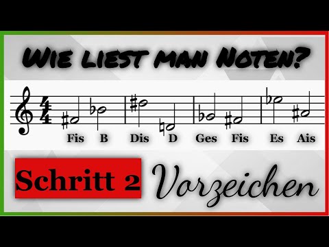 ♫♪ Wie liest man Noten? | Musik Grundlagen | Schritt 2: Vorzeichen ♫♪ [S1E2]